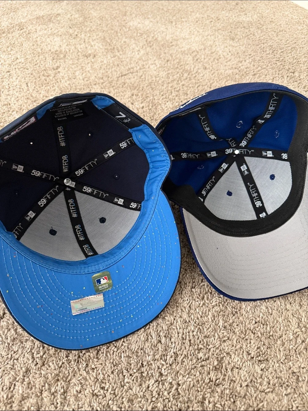 New Era Royal & Navy LA/Dodgers and Mets Mixed Caps Pack